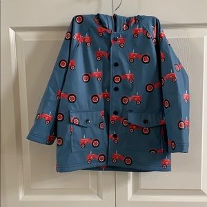 Hatley kids tractor rain coat